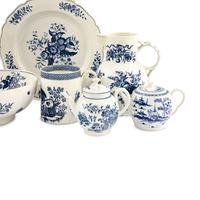 A Group of Worcester and Other Porcelain Table Articles