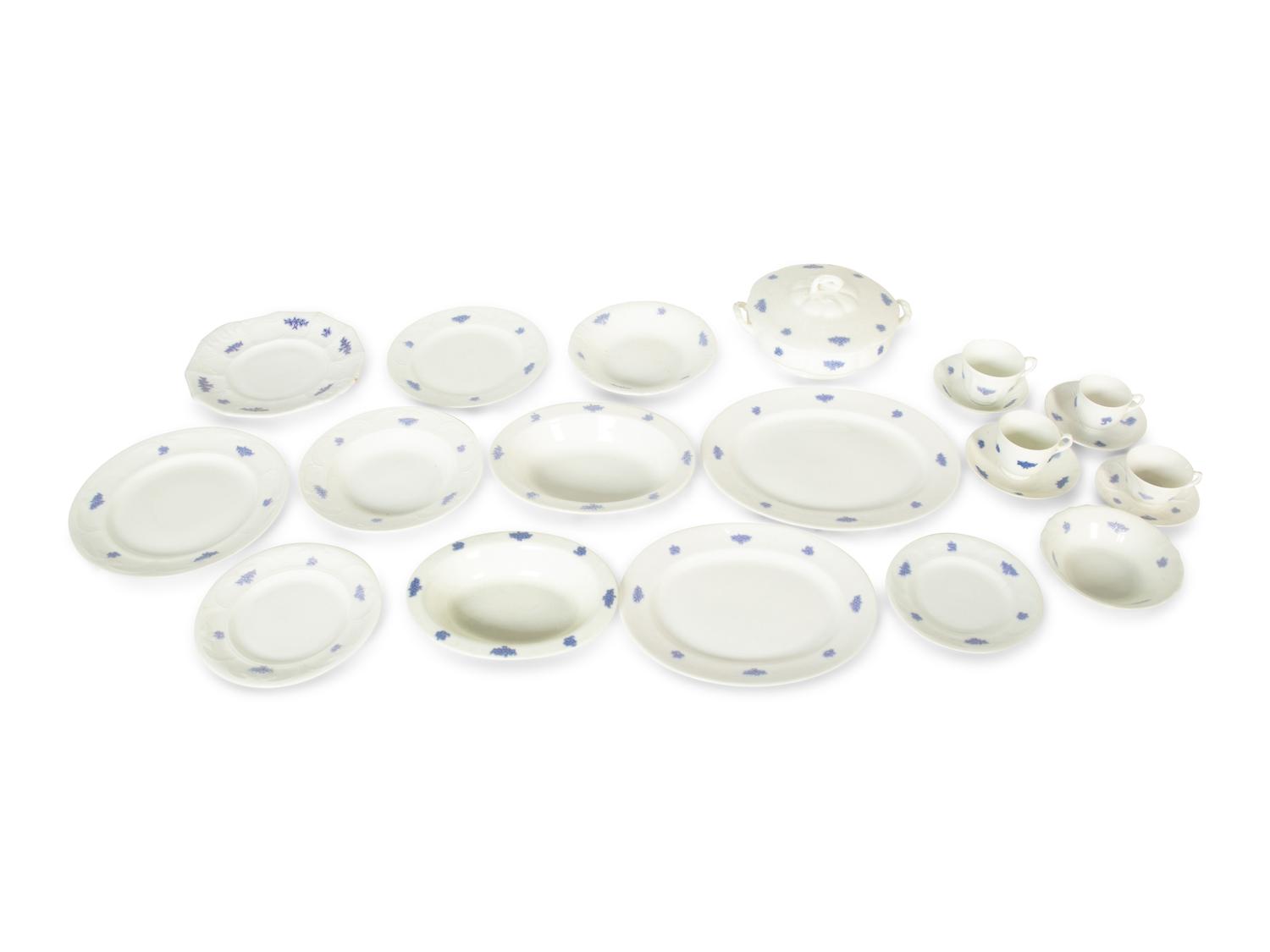 An Adderley Porcelain Dinner Service