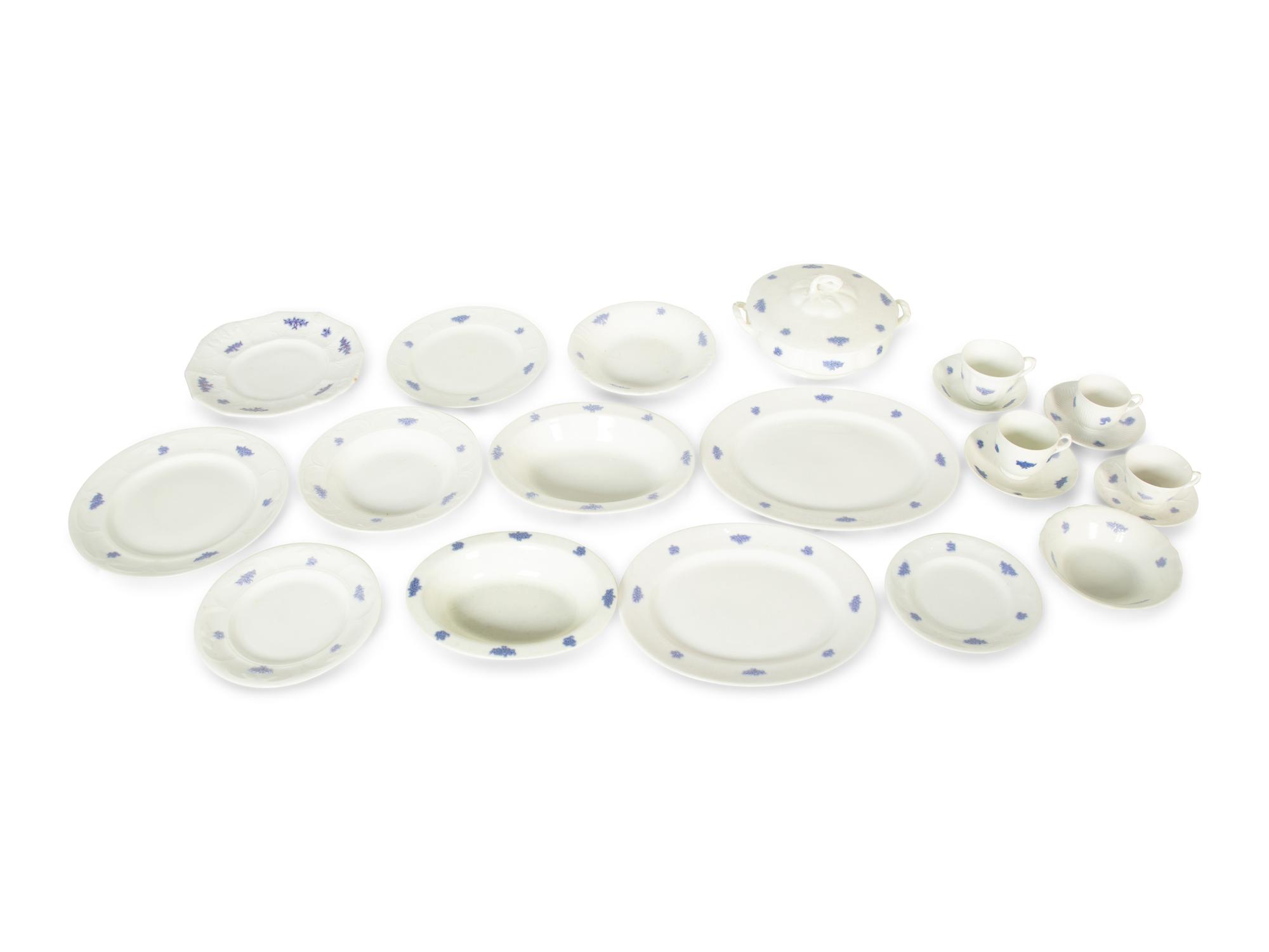 An Adderley Porcelain Dinner Service