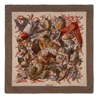 Two Hermès Cashmere-Silk Scarves, 90cm and 140cm