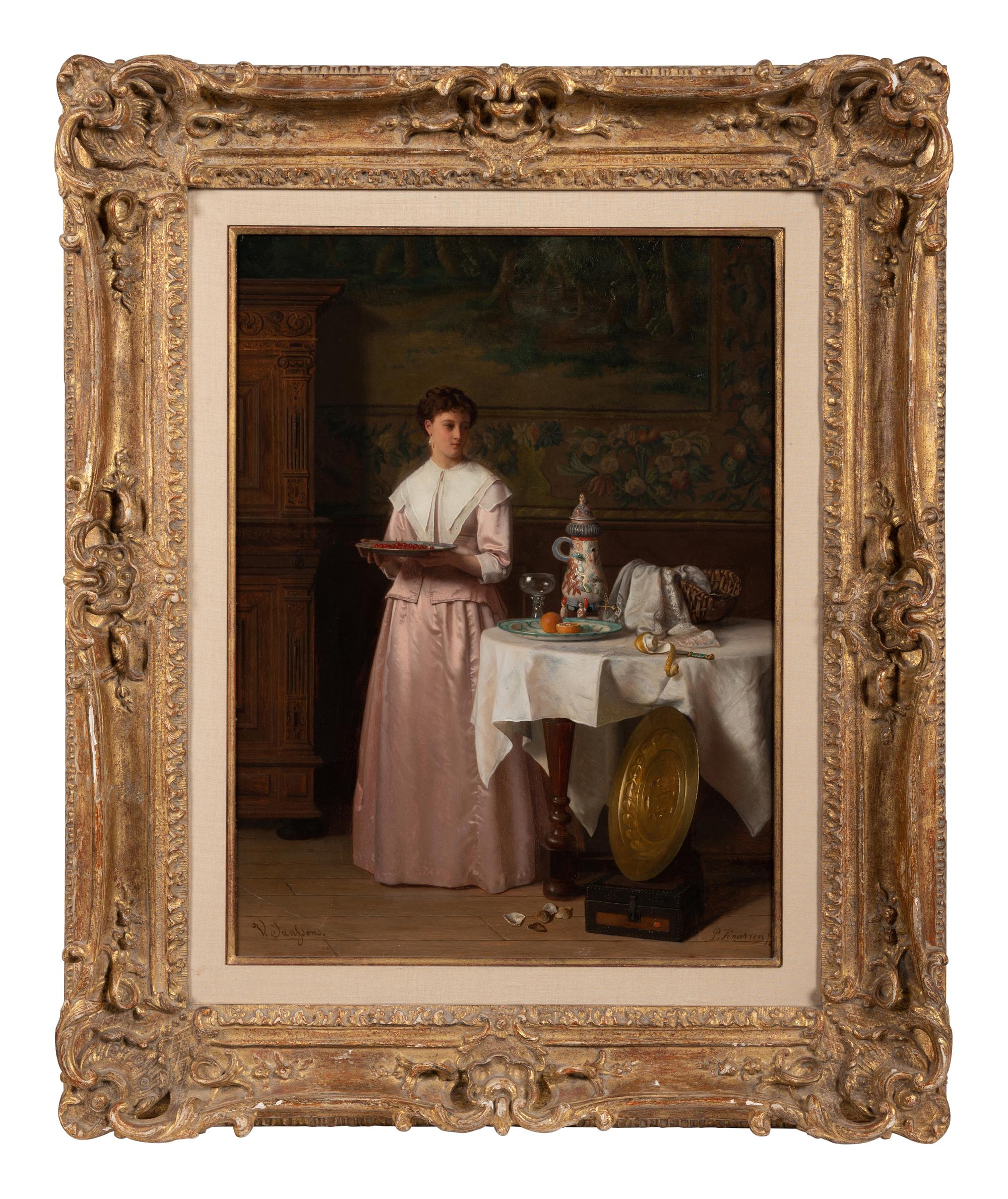 Woman in Sumptuous Interior