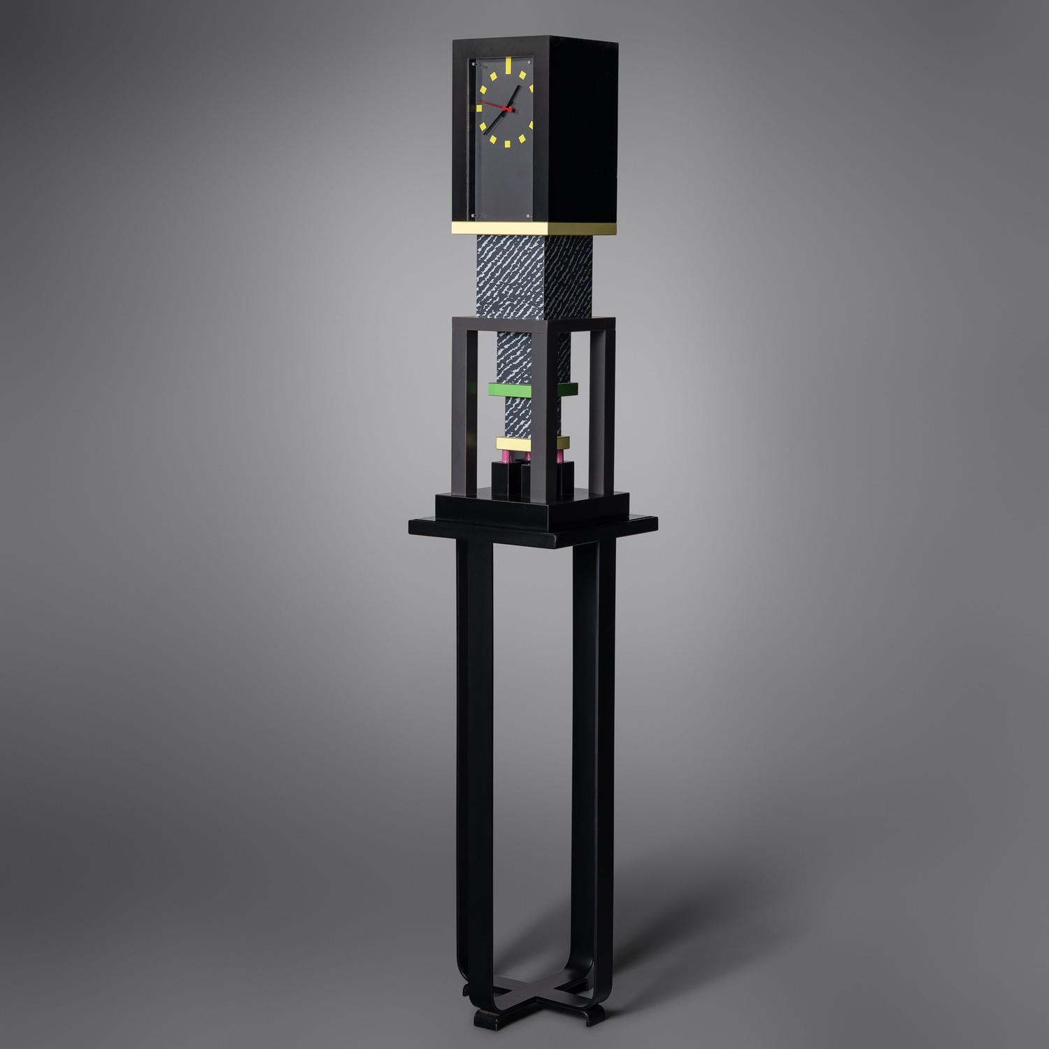 Metropole clock Memphis Italy, 1982