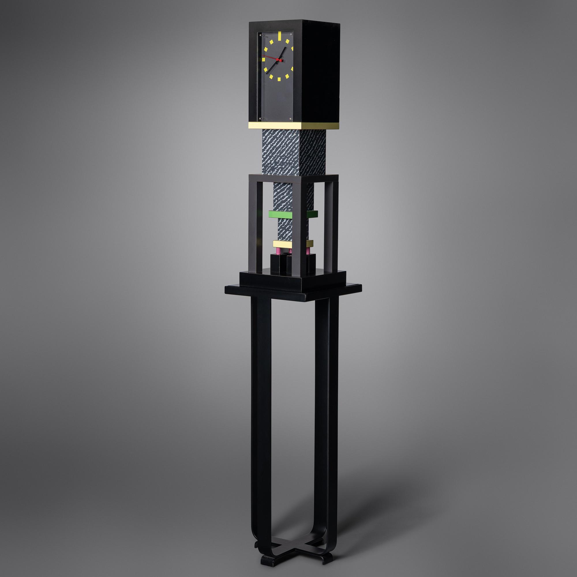 Metropole clock Memphis Italy, 1982