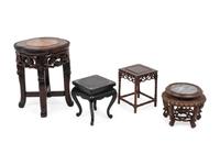 Four Chinese Jardinière Stands