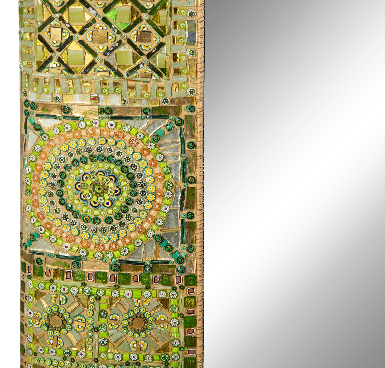 A Murano Glass Mosaic Mirror by Dusciana Bravura — CIRCA 1990