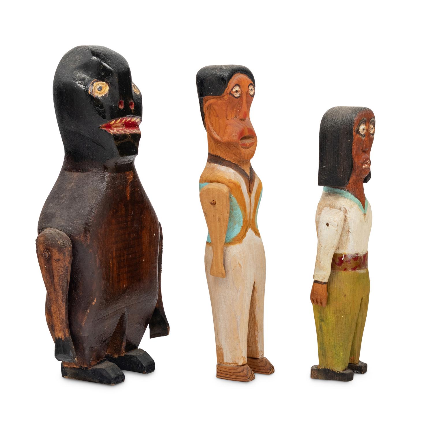A Group of Three Articulated Figures, 1976-77