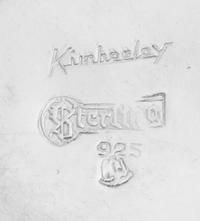 A Mexican Silver Seven-Piece Tea and Coffee Service, Kimberley, Mexico City, 20th Century, Kimberly pattern, comprising a water kettle-