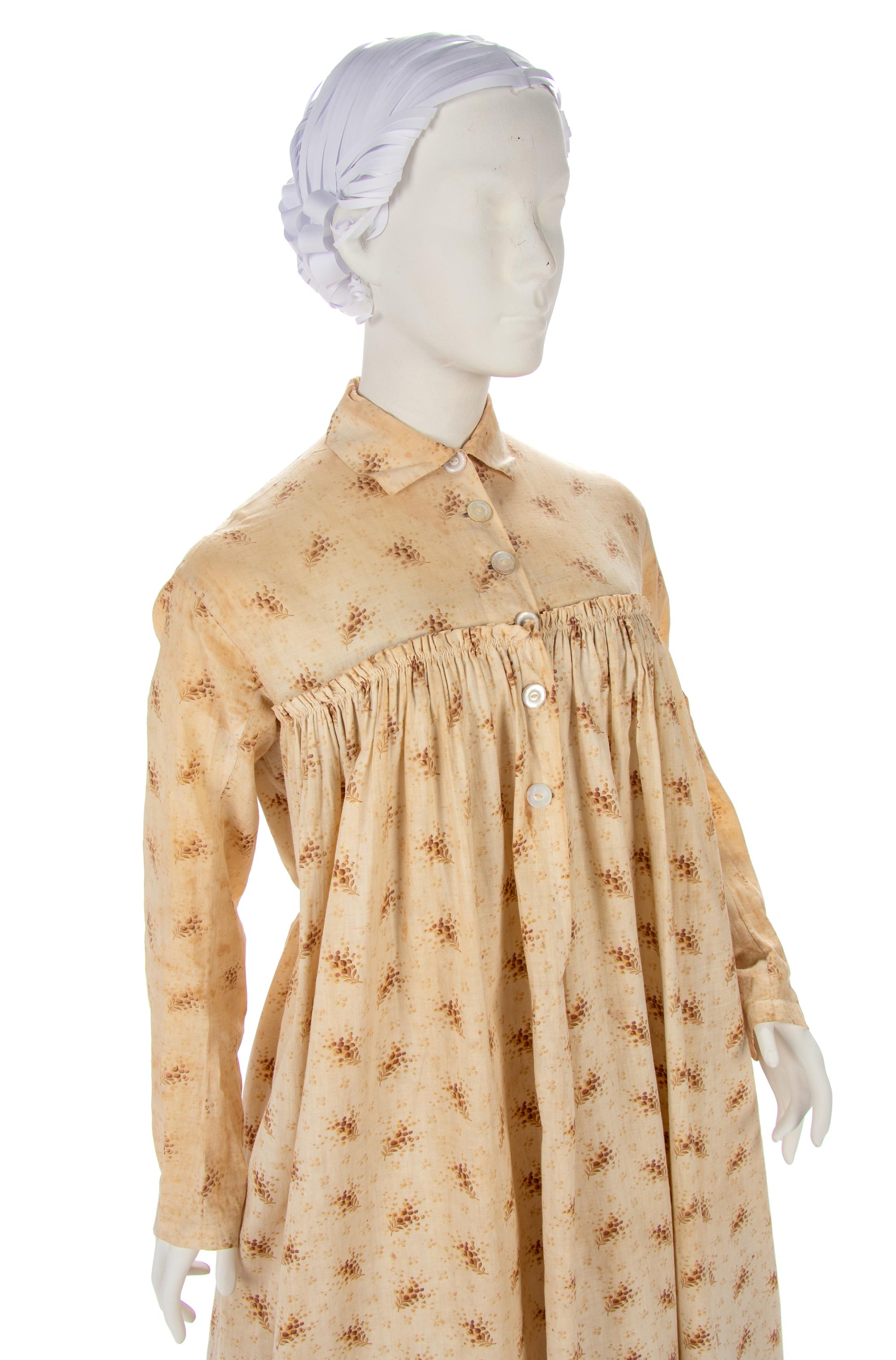 Two Cotton Day/Home Dresses, 1890s