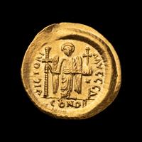 [ANCIENT] BYZANTINE EMPIRE. Justin I (c. 522-527). Av Solidus (4.7 g)