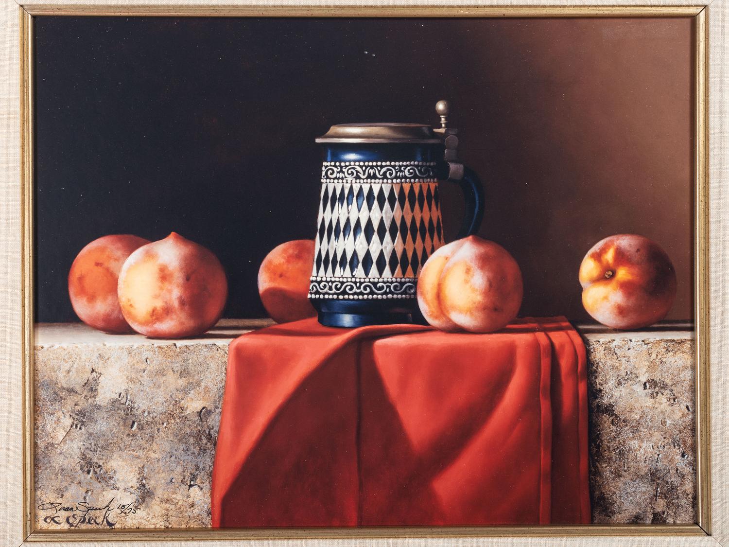 Untitled ( Still Life with Peaches and Stein)