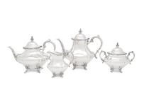 An American Silver Four-Piece Tea and Coffee Service