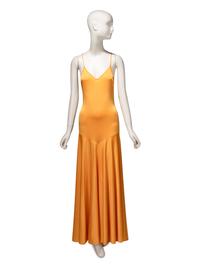 Loris Azzaro Haute Couture, Goldenrod Yellow Jersey Gown