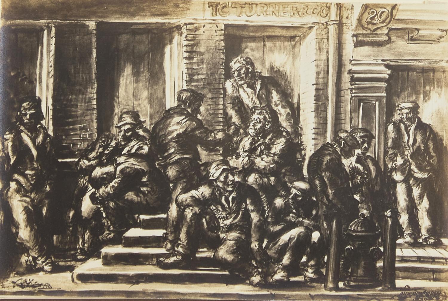 Five Works: Group of Sketches including T.C. Turner and Co., circa 1939 (5)