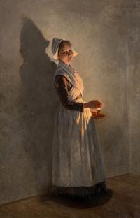 Candlelight Reflection , 1890