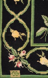 Two Needlepoint Rugs