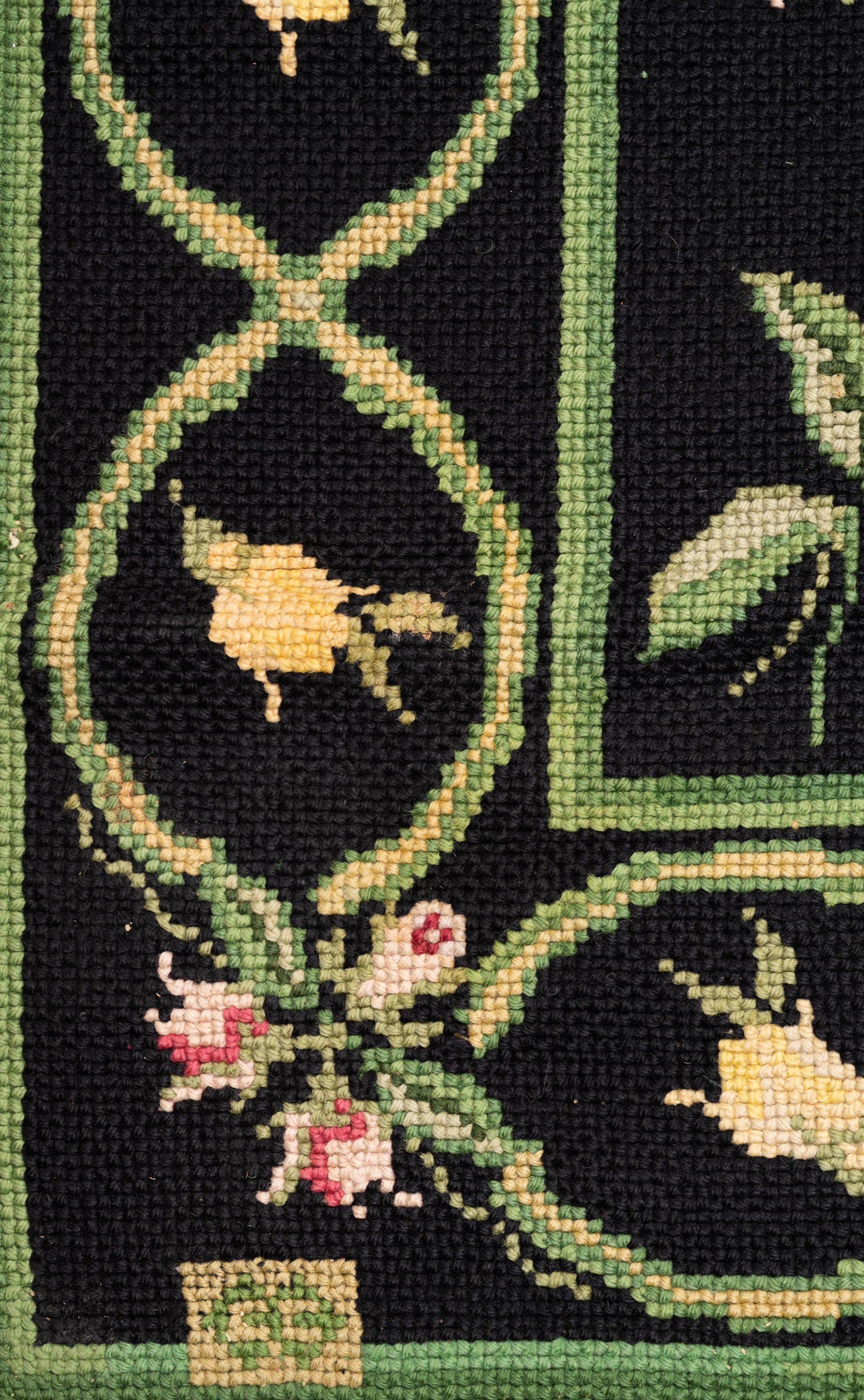 Two Needlepoint Rugs