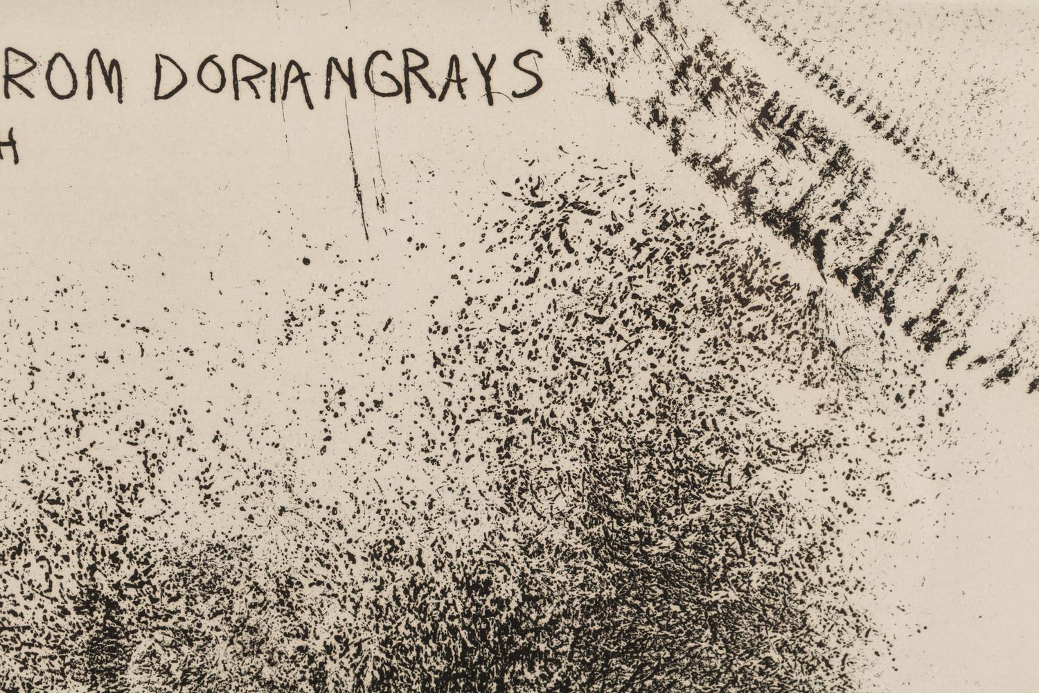 Imprint from Dorian Gray's Stomach (from the Picture of Dorian Gray)