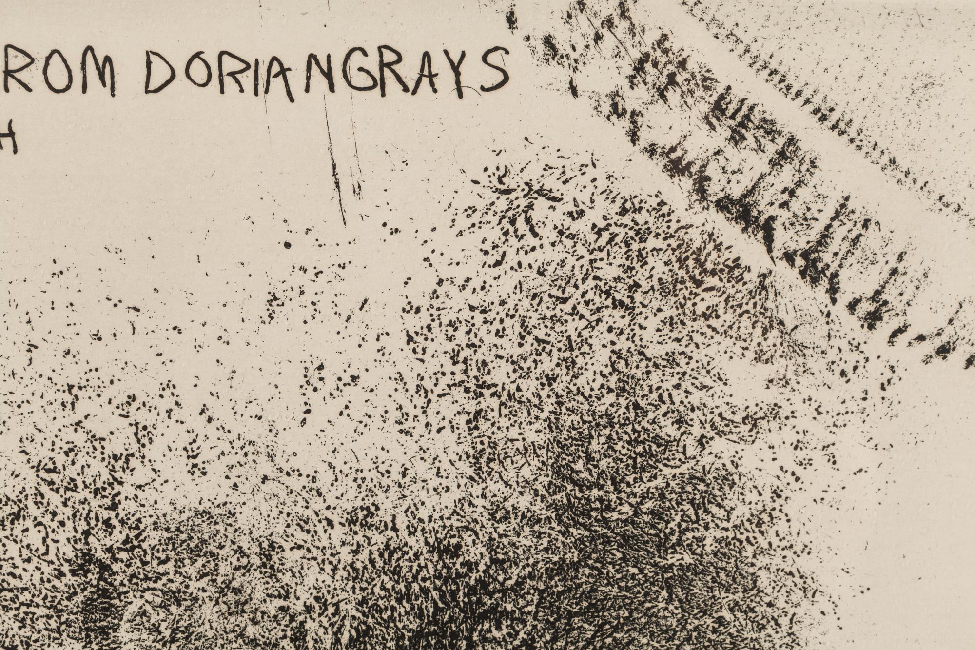 Imprint from Dorian Gray's Stomach (from the Picture of Dorian Gray)