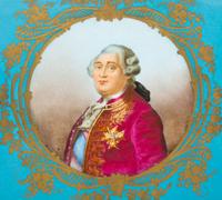 A Sèvres Style Porcelain Tray Depicting Louis XVI — 19TH CENTURY