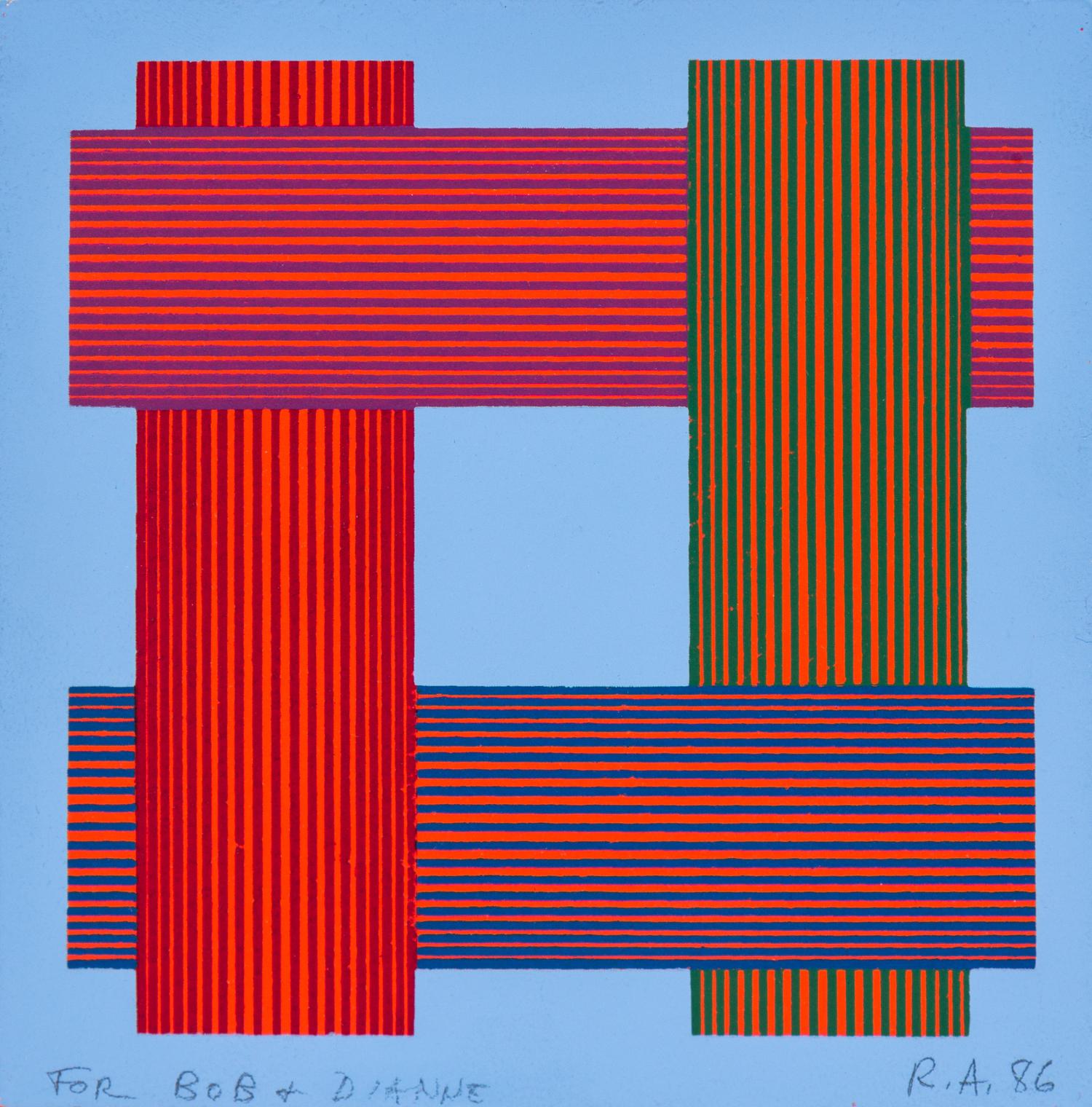 Richard Anuszkiewicz, (American, b. 1930), Untitled (Annual Edition), 1972, Untitled (Annual Edition), 1973, Untitled (Annual Edition),