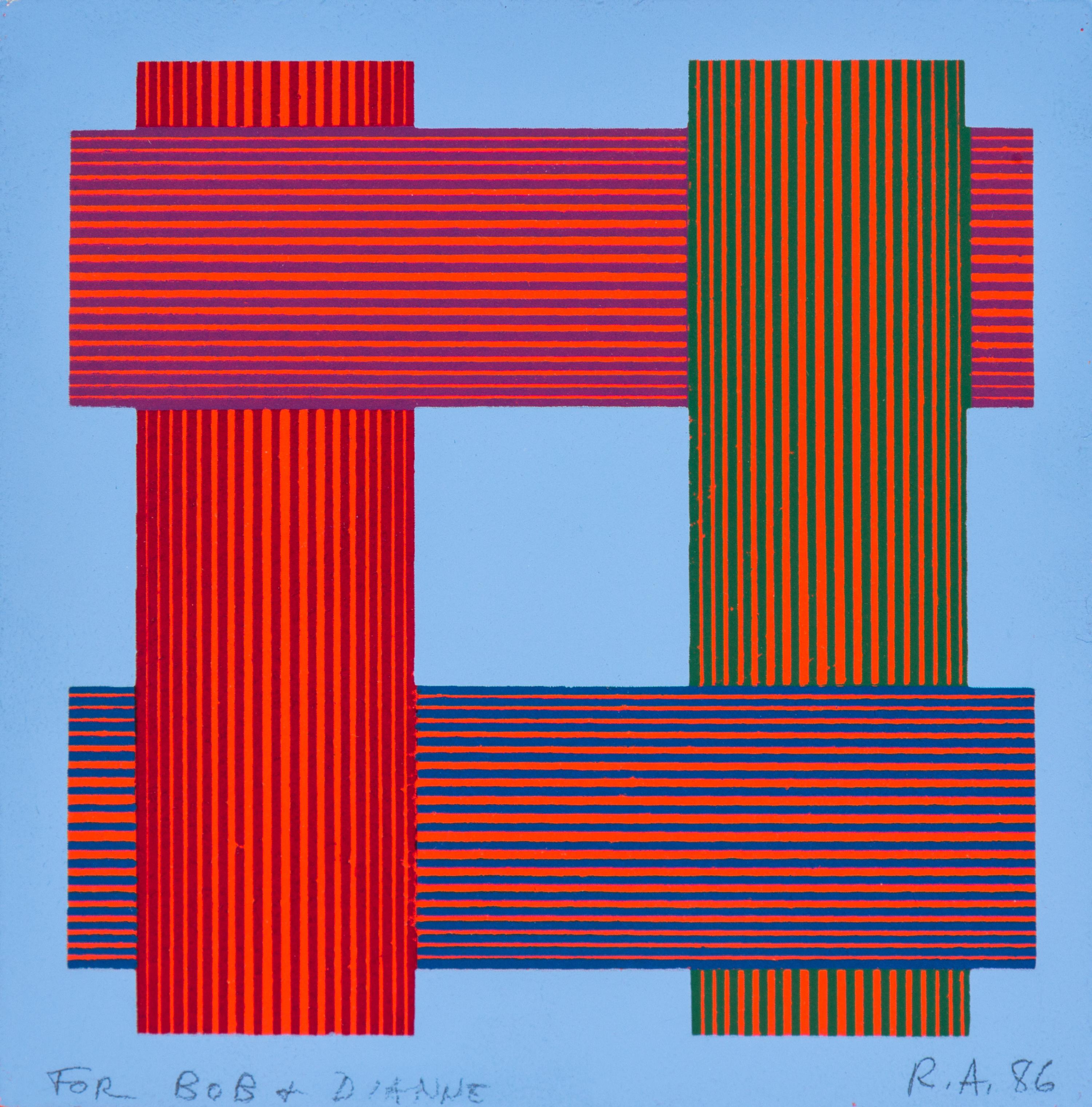 Richard Anuszkiewicz, (American, b. 1930), Untitled (Annual Edition), 1972, Untitled (Annual Edition), 1973, Untitled (Annual Edition),