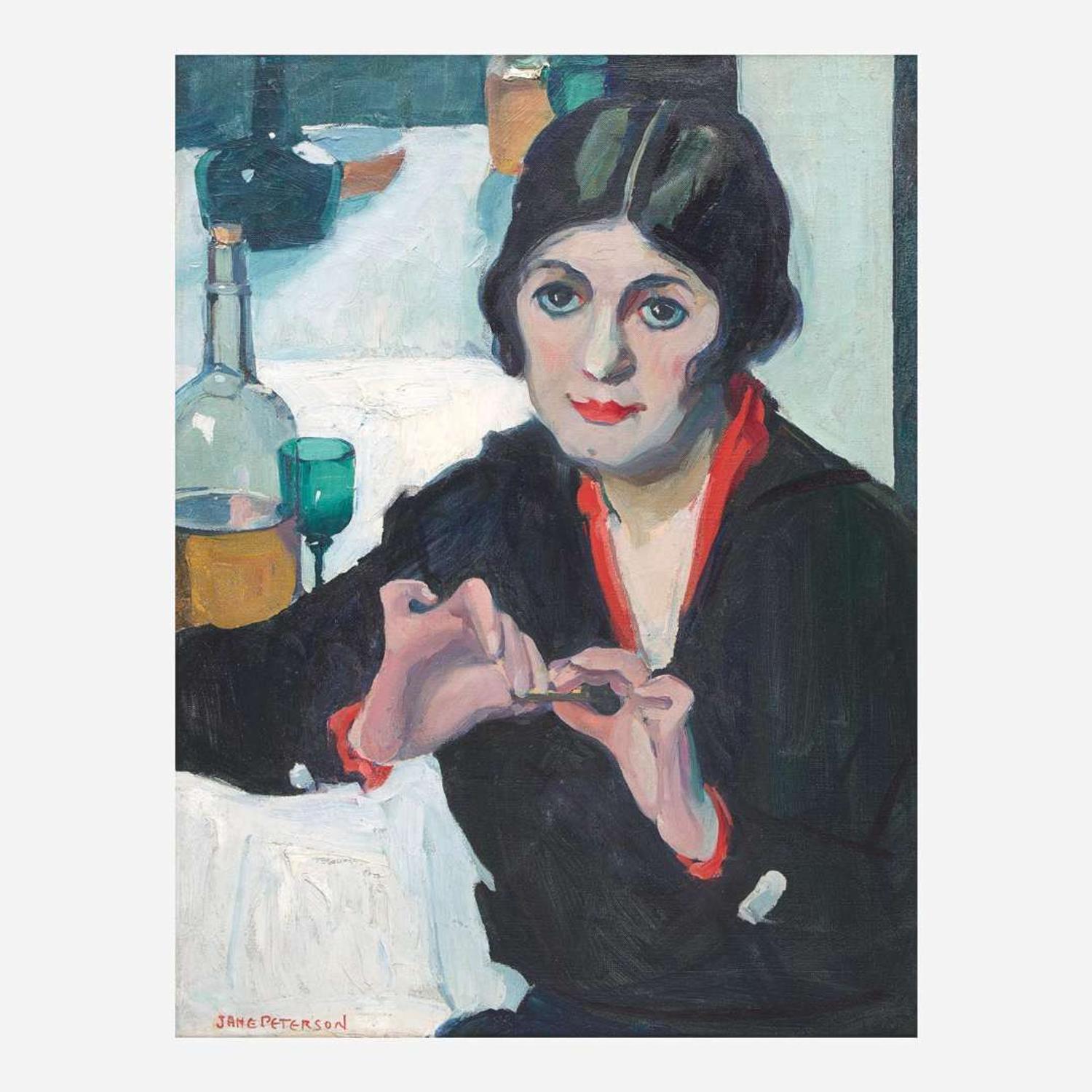 Jane Peterson (American, 1876–1965) Girl in Black