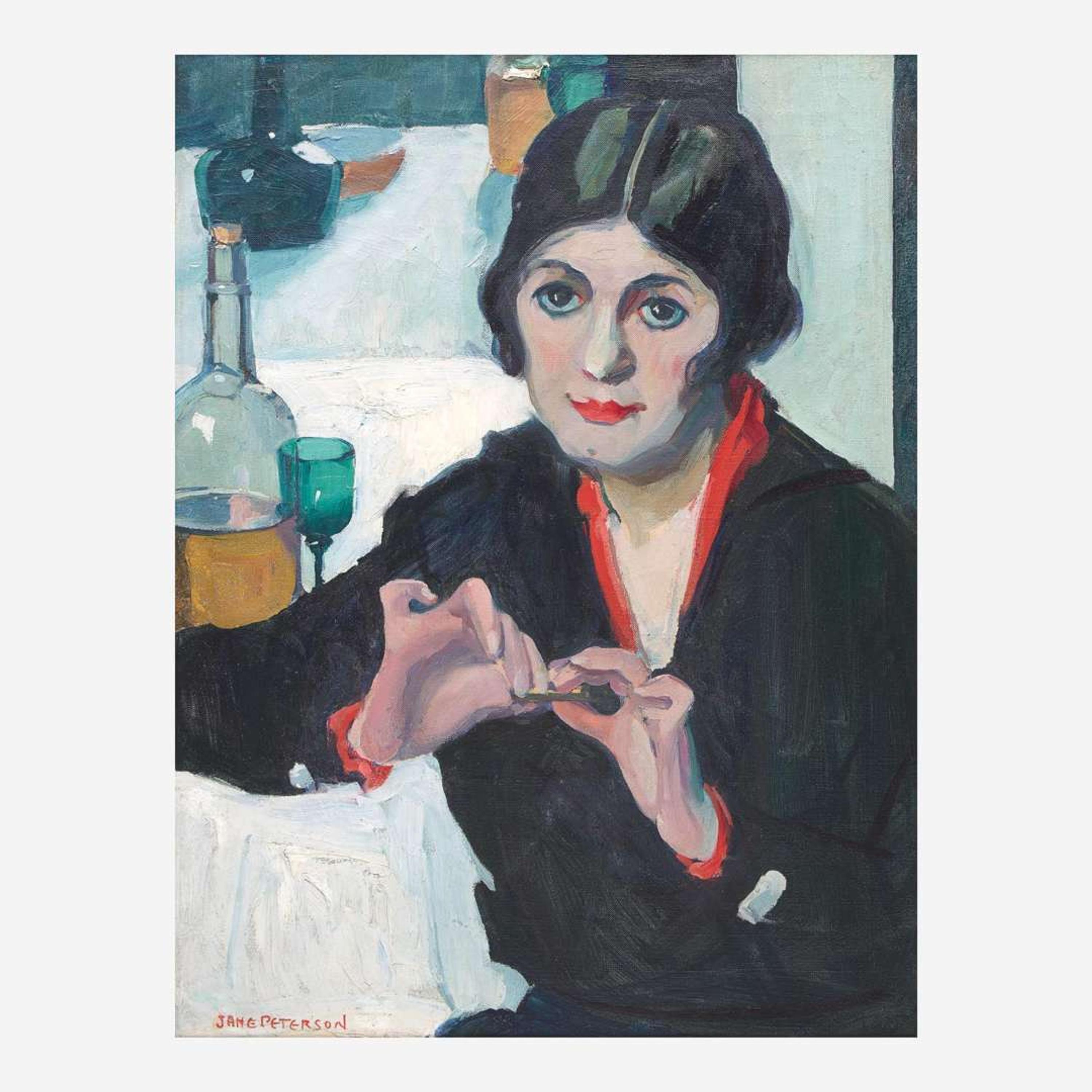 Jane Peterson (American, 1876–1965) Girl in Black