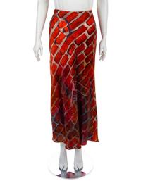Moschino Brick Print Skirt, S/S 1997
