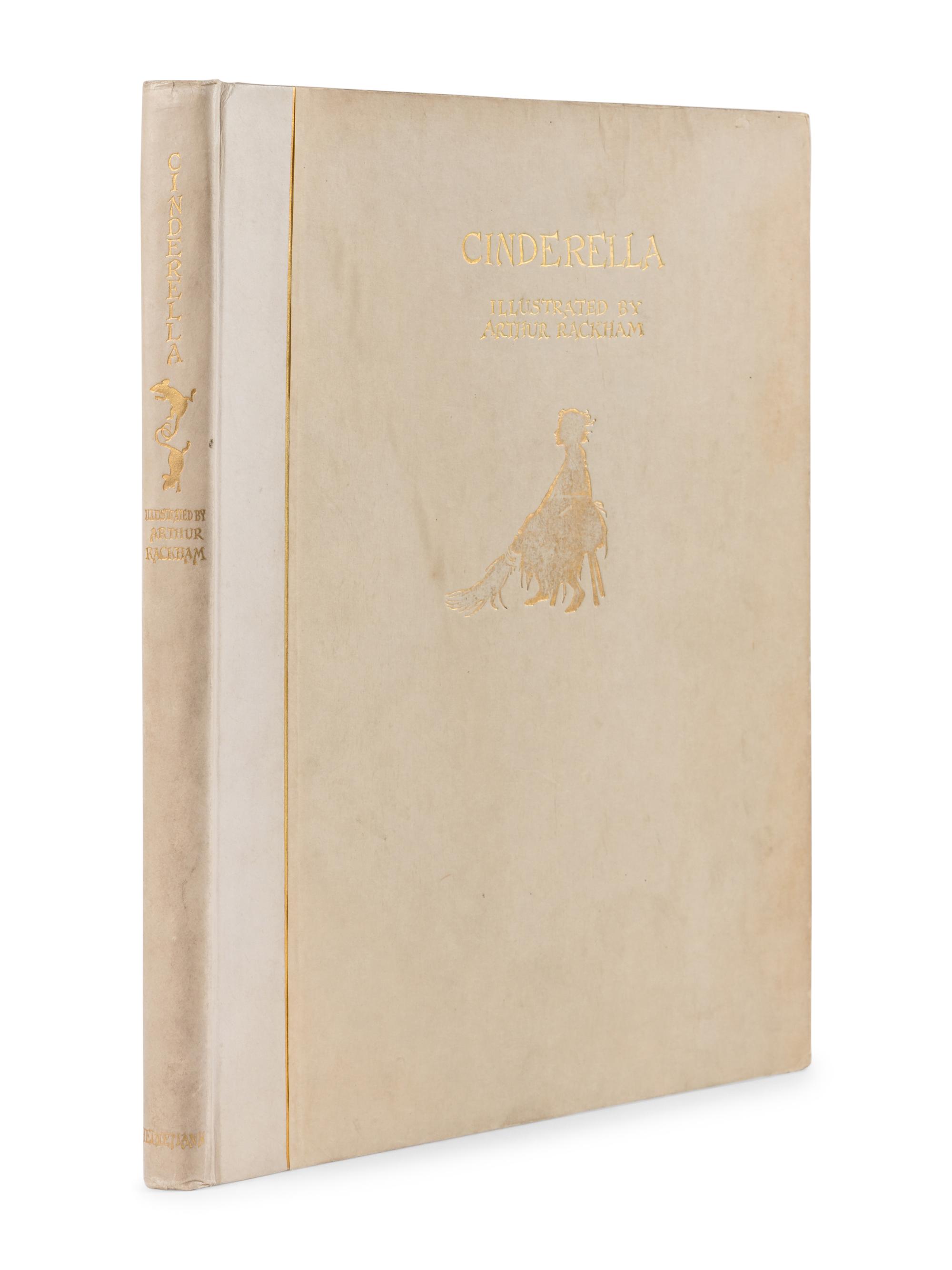 [RACKHAM, Arthur (1867-1939), illustrator]. EVANS, Charles Seddon (1883-1944). Cinderella . London and Philadelphia: William Heinemann and J.B. Lippincott Co., [1919].