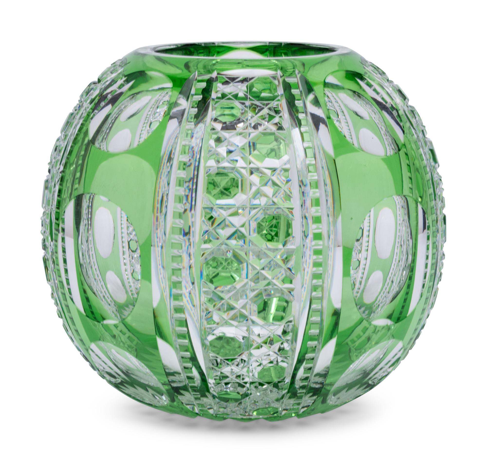 A Collection of Bohemian Cut to Clear Glass Articles