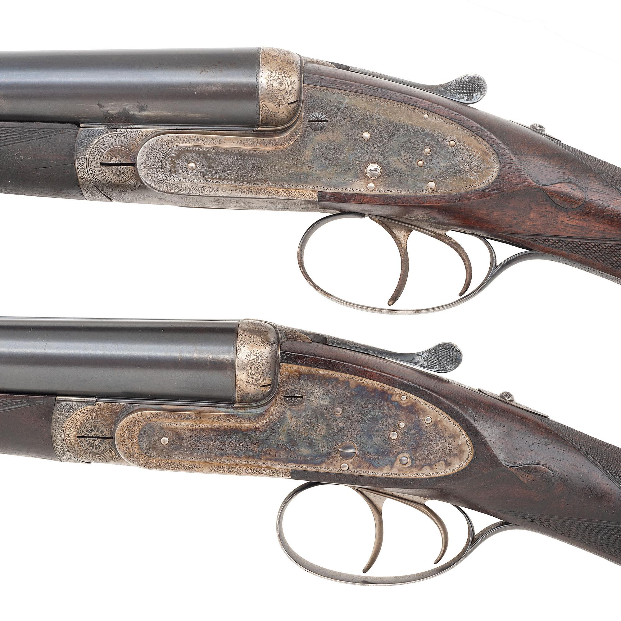 **J. Purdey & Sons Best Quality Comprised Pair of 12 Gauge Shotguns