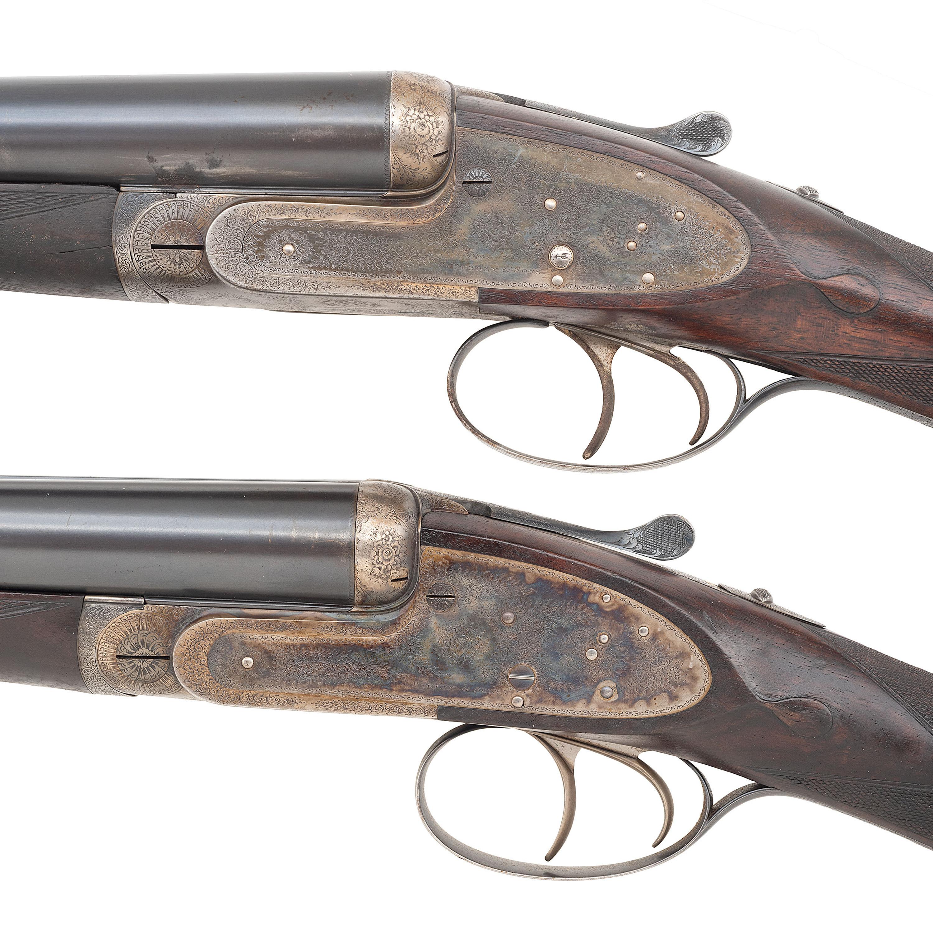 **J. Purdey & Sons Best Quality Comprised Pair of 12 Gauge Shotguns