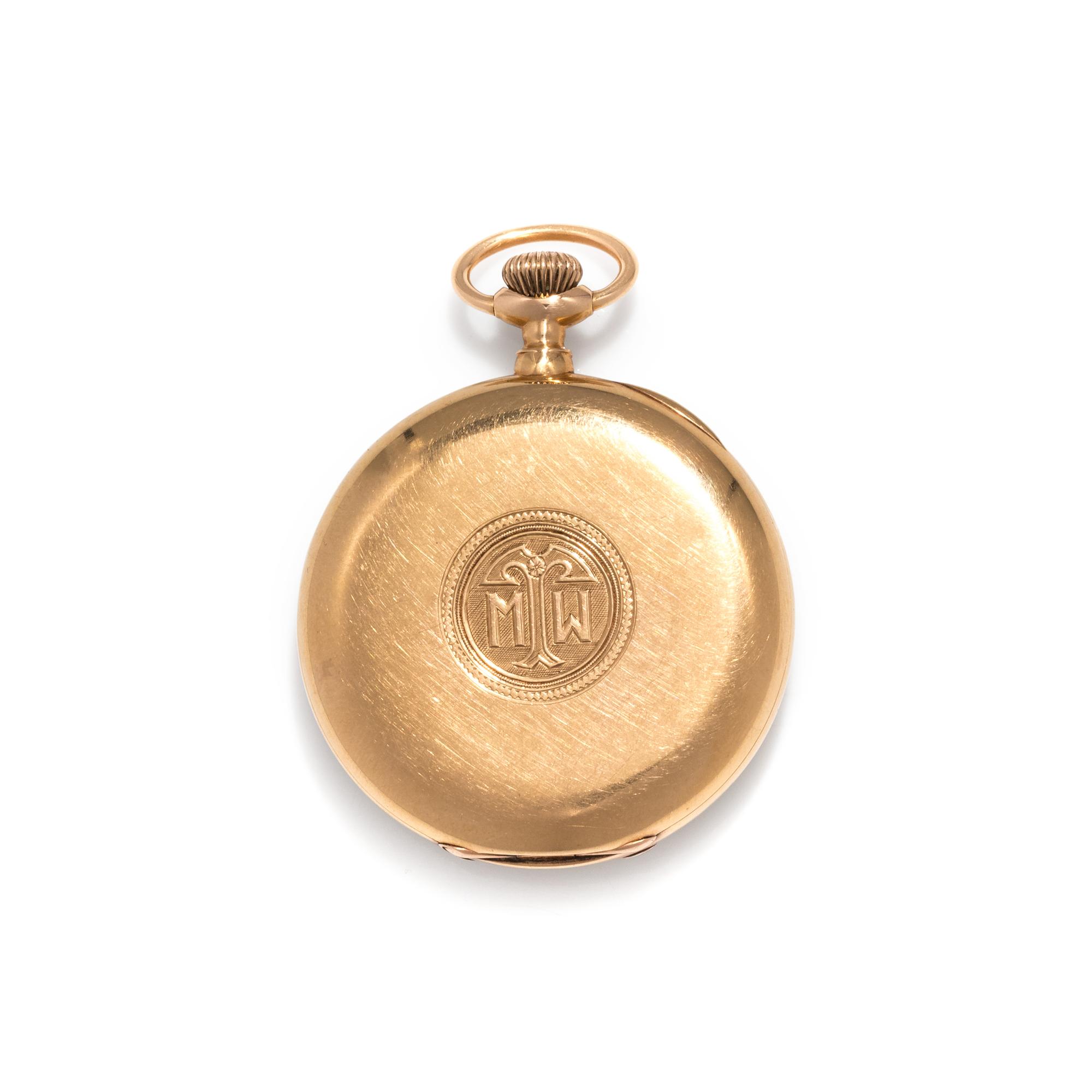 PATEK PHILIPPE, 18K YELLOW GOLD POCKET WATCH