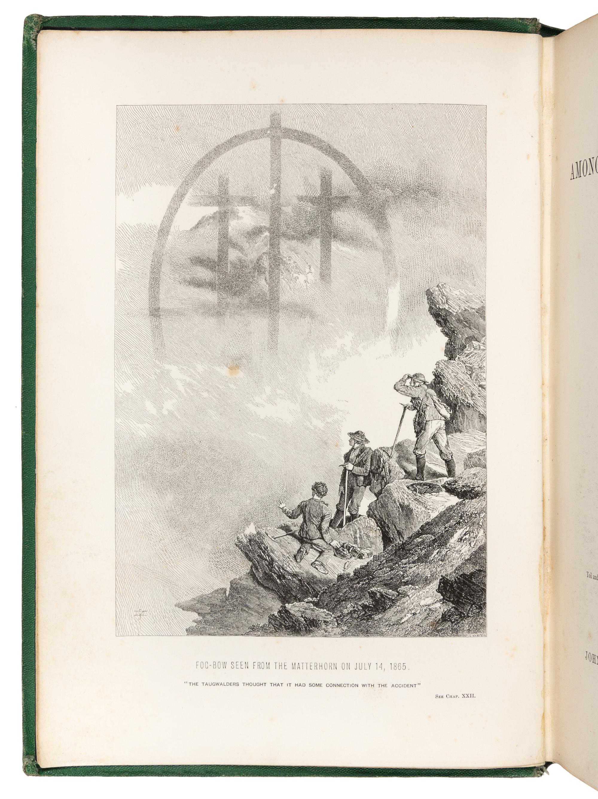 WHYMPER, Edward (1840-1911). Scrambles Amongst the Alps in the years 1860-69. London: John Murray, 1871.