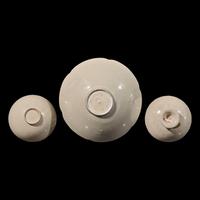 Two Chinese Ding Style Bowls and a Qingbai Glazed Bowl, Song Dynasty or Later 宋或以後 定窯及青白釉碗三隻