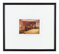 Eight Lithographs Depicting Interiors — 20TH CENTURY