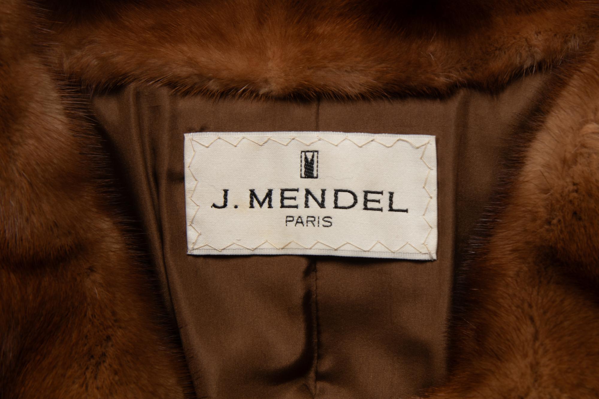 J. Mendel Wild Mink Fur Coat
