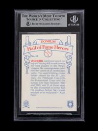 A 1983 Donruss Hall of Fame Heroes James Cool Papa Bell Signed Autograph Baseball Card No. 25 (Beckett Authentication Services BAS Certified)