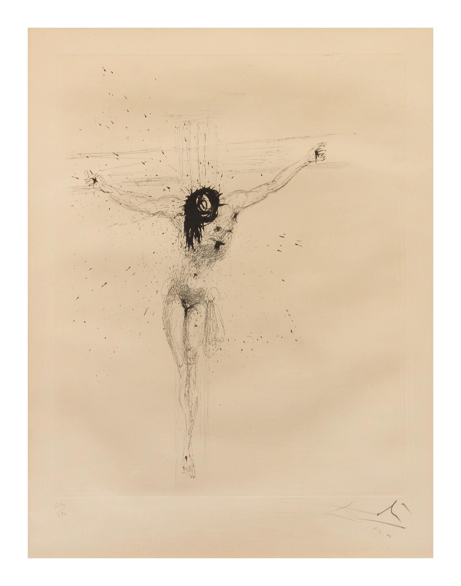 Salvador Dali, (Spanish, 1904-1989), Christ, 1964