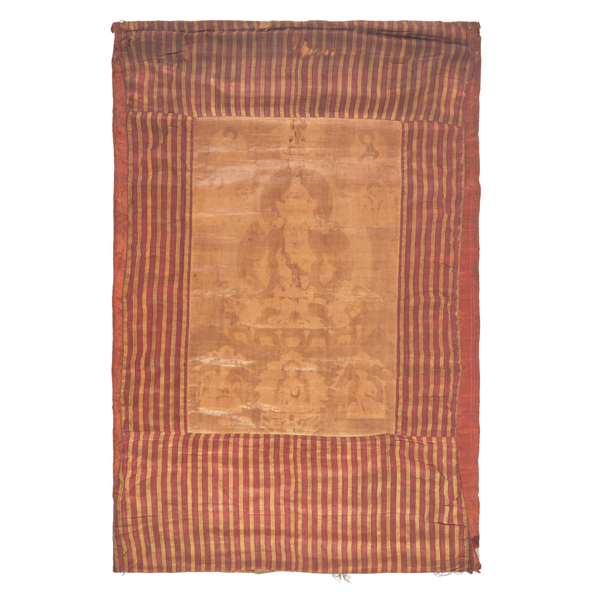 A Tibetan or Bhutanese Thangka of Amithaba 西藏或不丹 無量壽佛唐卡