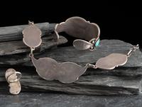 Zuni Channel Inlay Necklace, Cuff Bracelet, and Ring