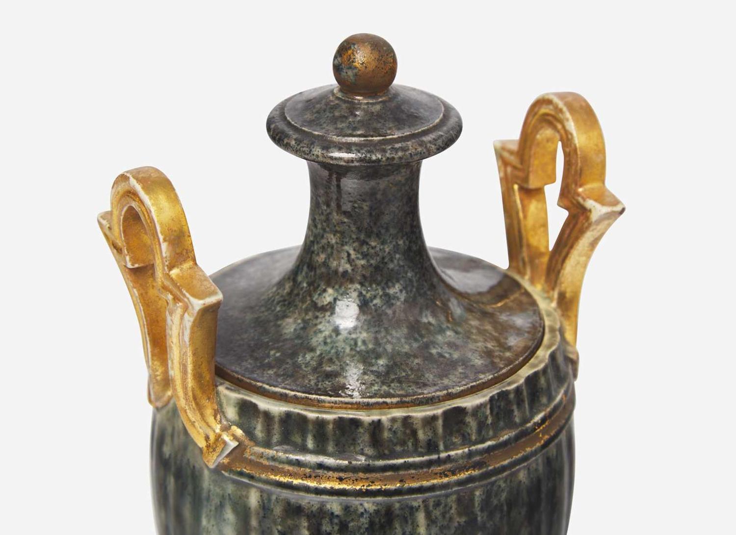 A Wedgwood & Bentley Variegated Ware Cassolette, UK, 1770s