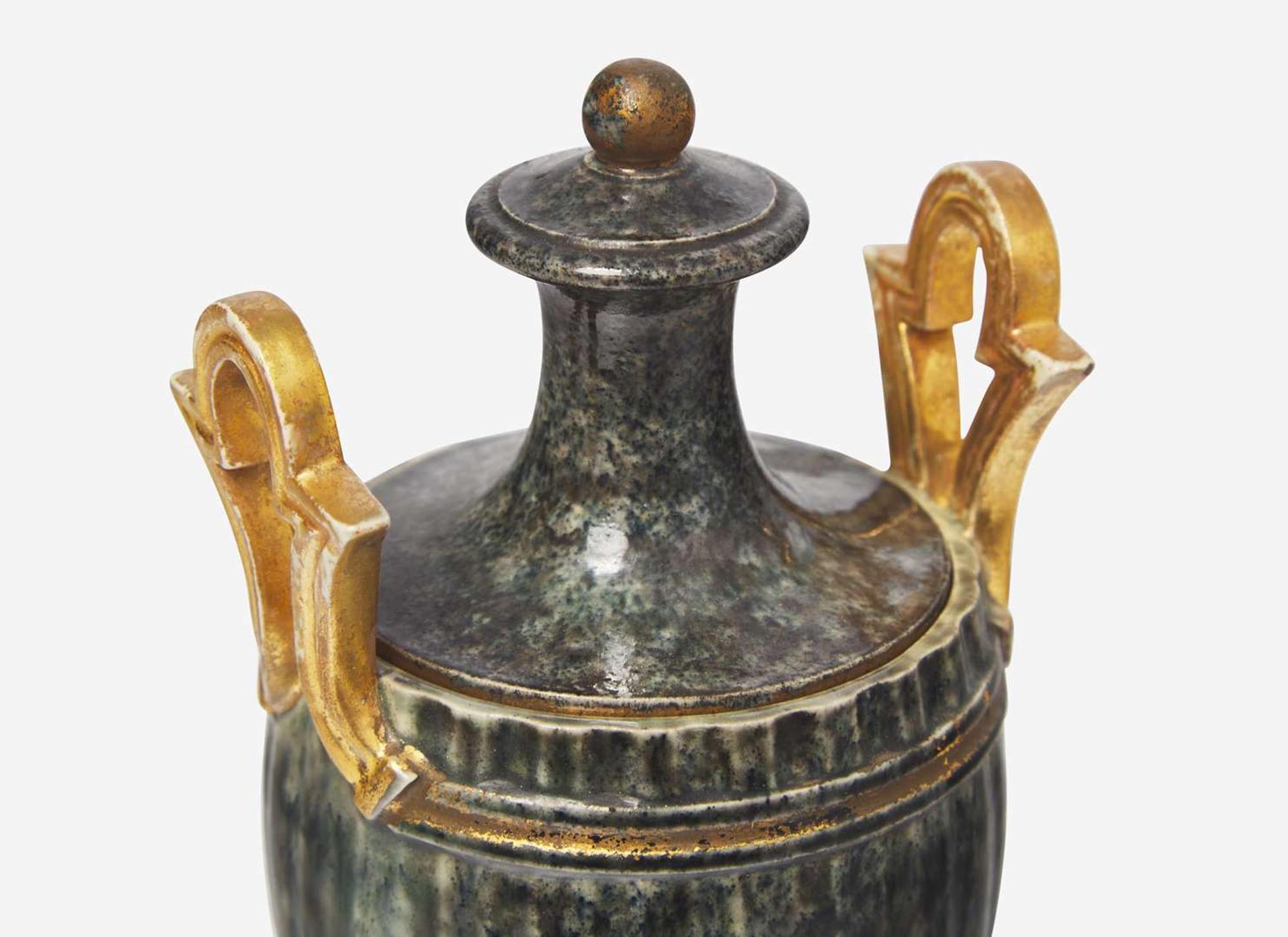 A Wedgwood & Bentley Variegated Ware Cassolette, UK, 1770s