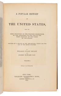 BRYANT, William Cullen (1794-1878). -- GAY, Sydney Howard (1814-1888). A Popular History of the United States. New York: 1878-1880.