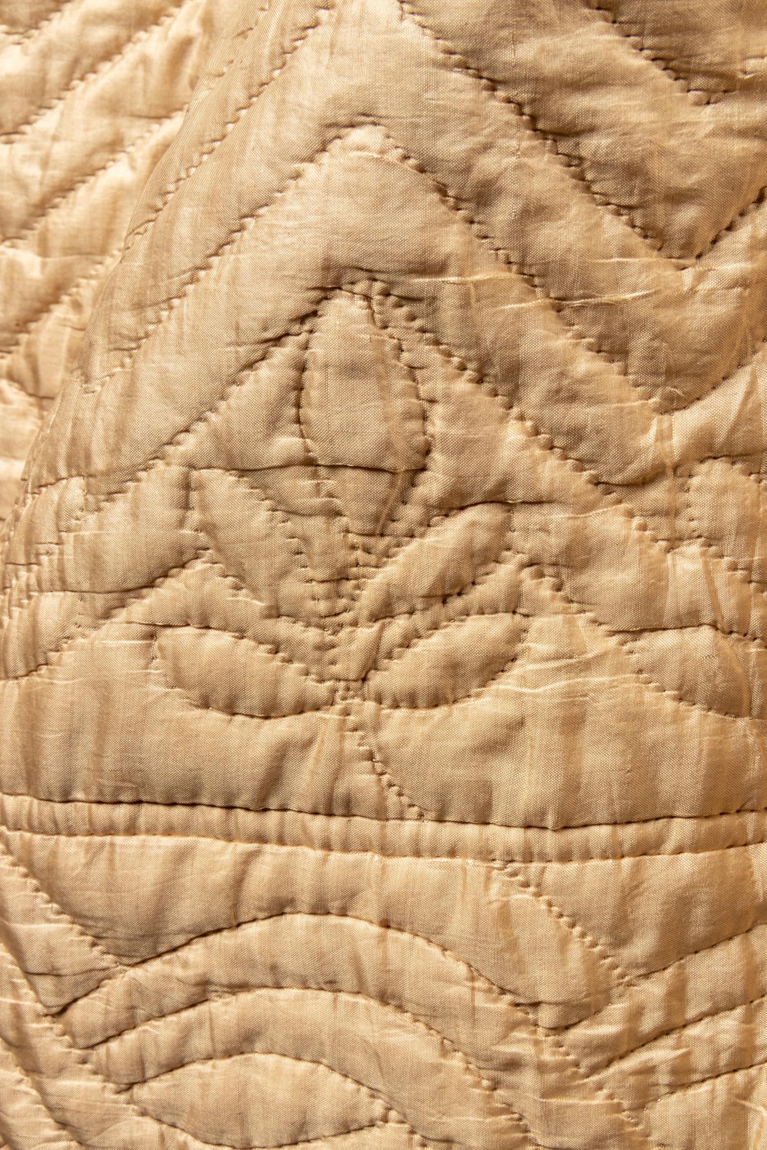 Two Mid-Victorian Items: Bodice and Quilted Petticoat, 1850-70s