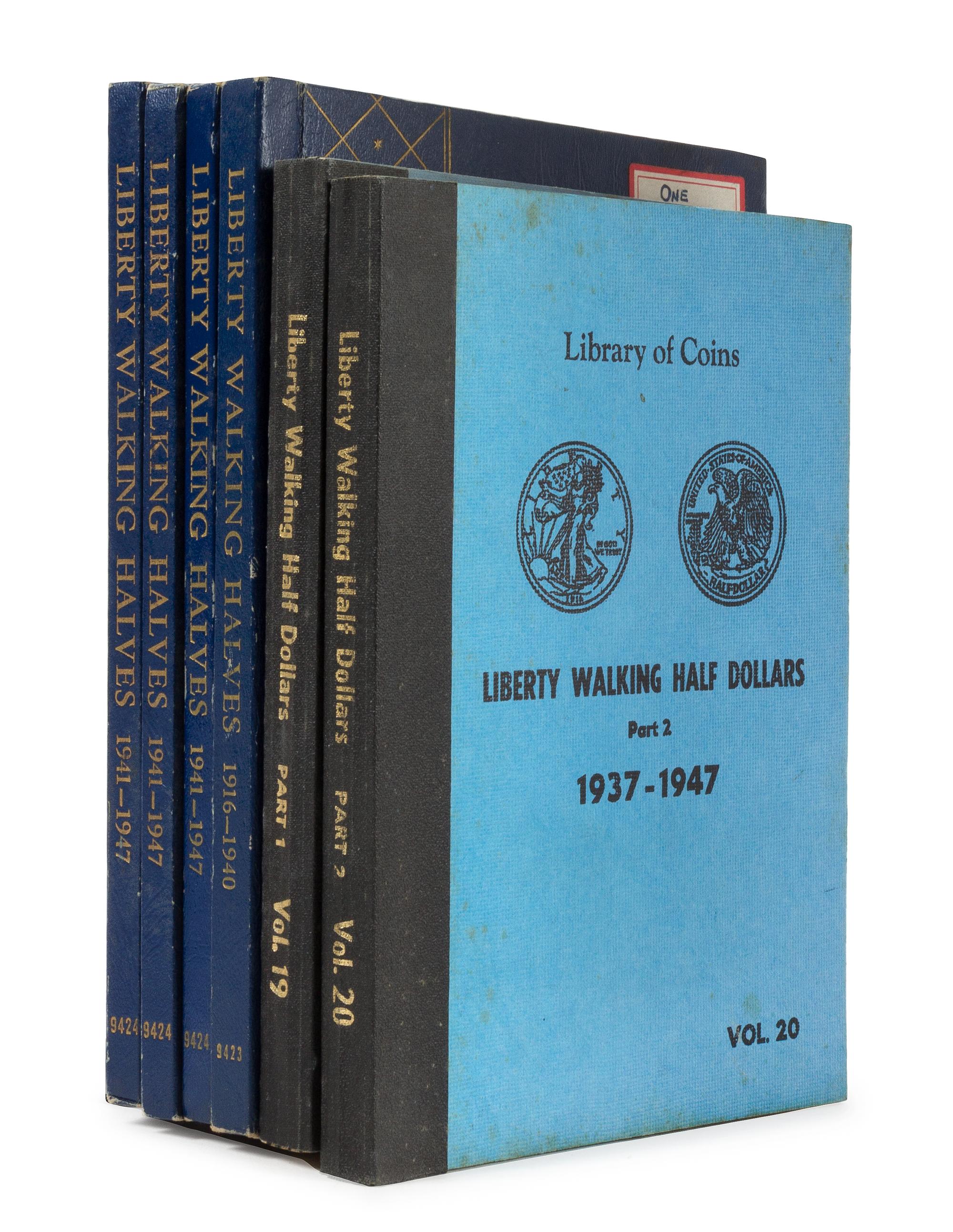 A Group of 103 United States Walking Liberty Half-Dollars