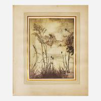 [Children's & Illustrated] [Rackham, Arthur] Piter Pan douze reproductions en couleurs...