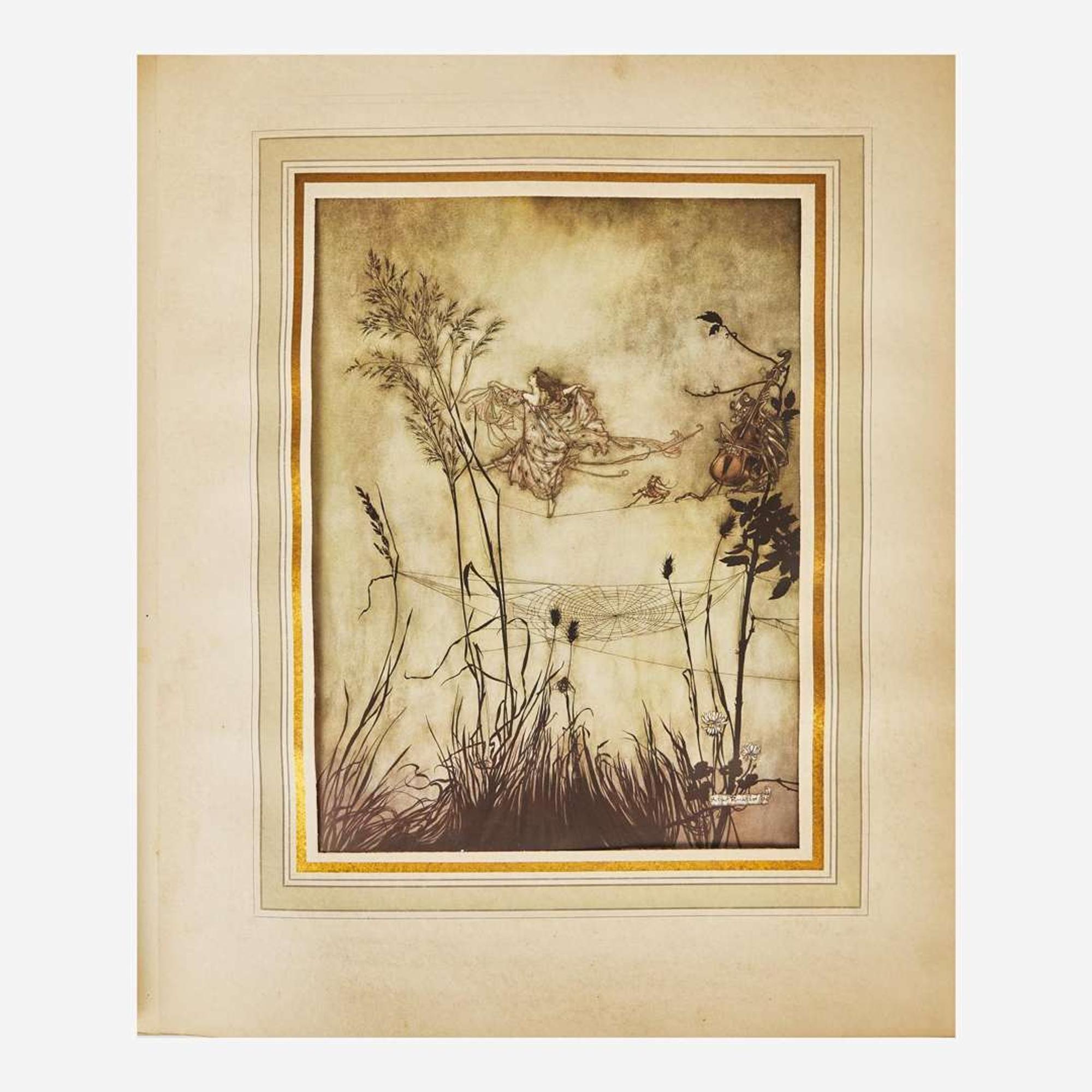 [Children's & Illustrated] [Rackham, Arthur] Piter Pan douze reproductions en couleurs...
