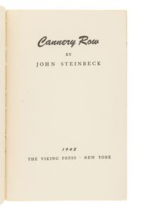 STEINBECK, John (1902-1968). Cannery Row. New York: Viking Press, 1945.