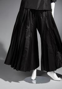 Christian Dior Two-Piece Taffeta Palazzo Pant Ensemble, Spring 2019